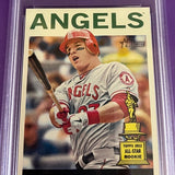 2013 Topps Heritage Venezuelan Variation Mike Trout #430B At Bat PSA 9