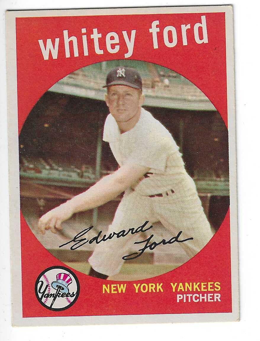1959 Topps #430 Whitey Ford list $100