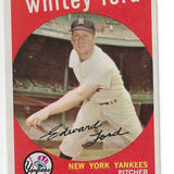 1959 Topps #430 Whitey Ford list $100
