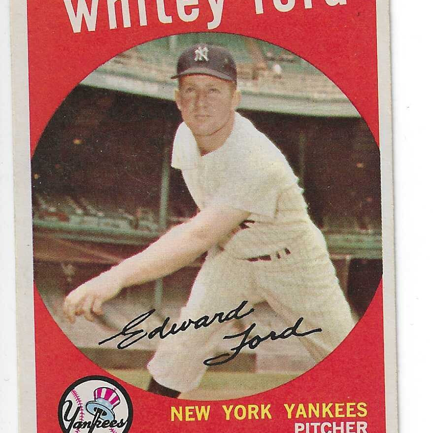 1959 Topps #430 Whitey Ford list $100