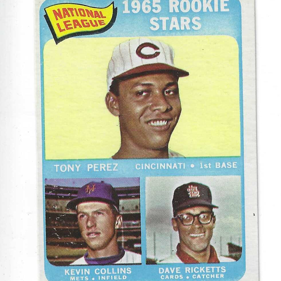 1965 Topps #581 Tony Perez rookie SP list $200