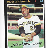 1971 Topps #630 Roberto Clemente list $500