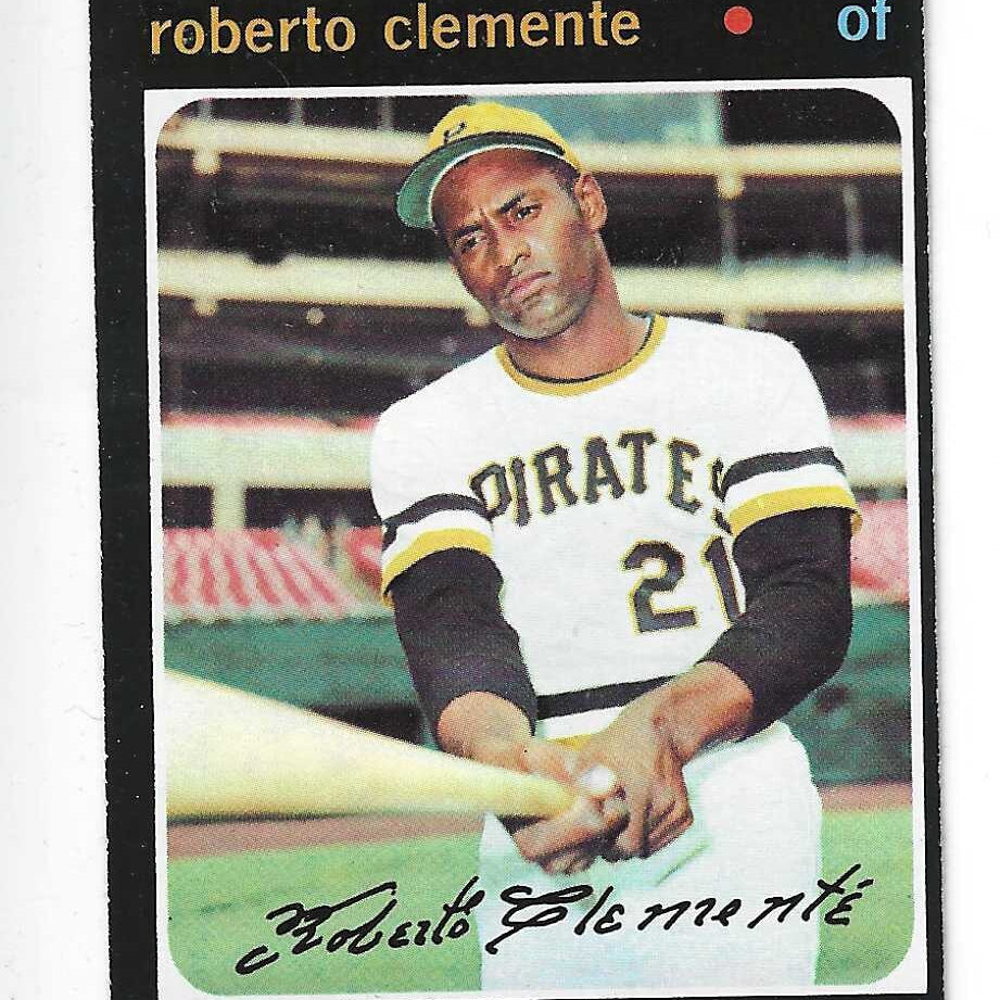 1971 Topps #630 Roberto Clemente list $500