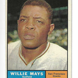 1961 Topps #150 Willie Mays Ex/Mint list $300