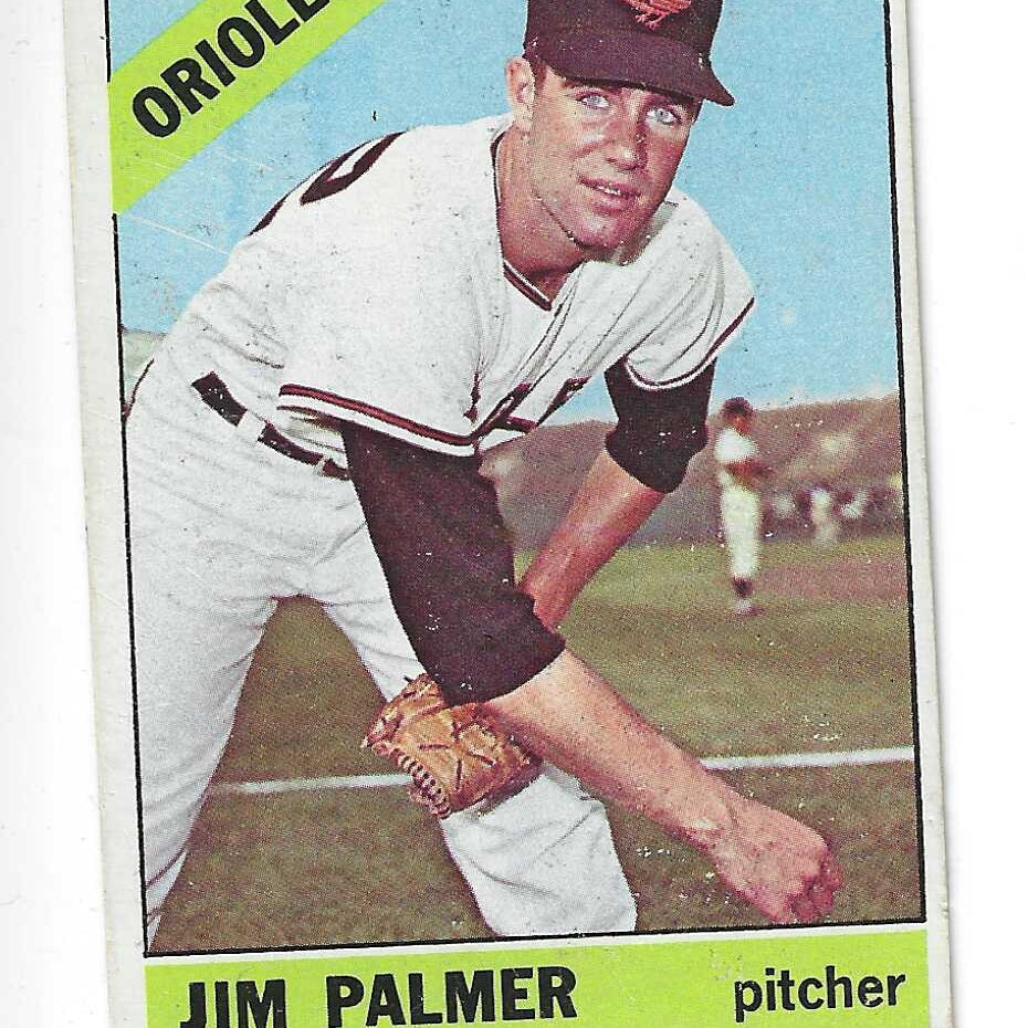 1966 Topps #126 Jim Palmer rookie list $250