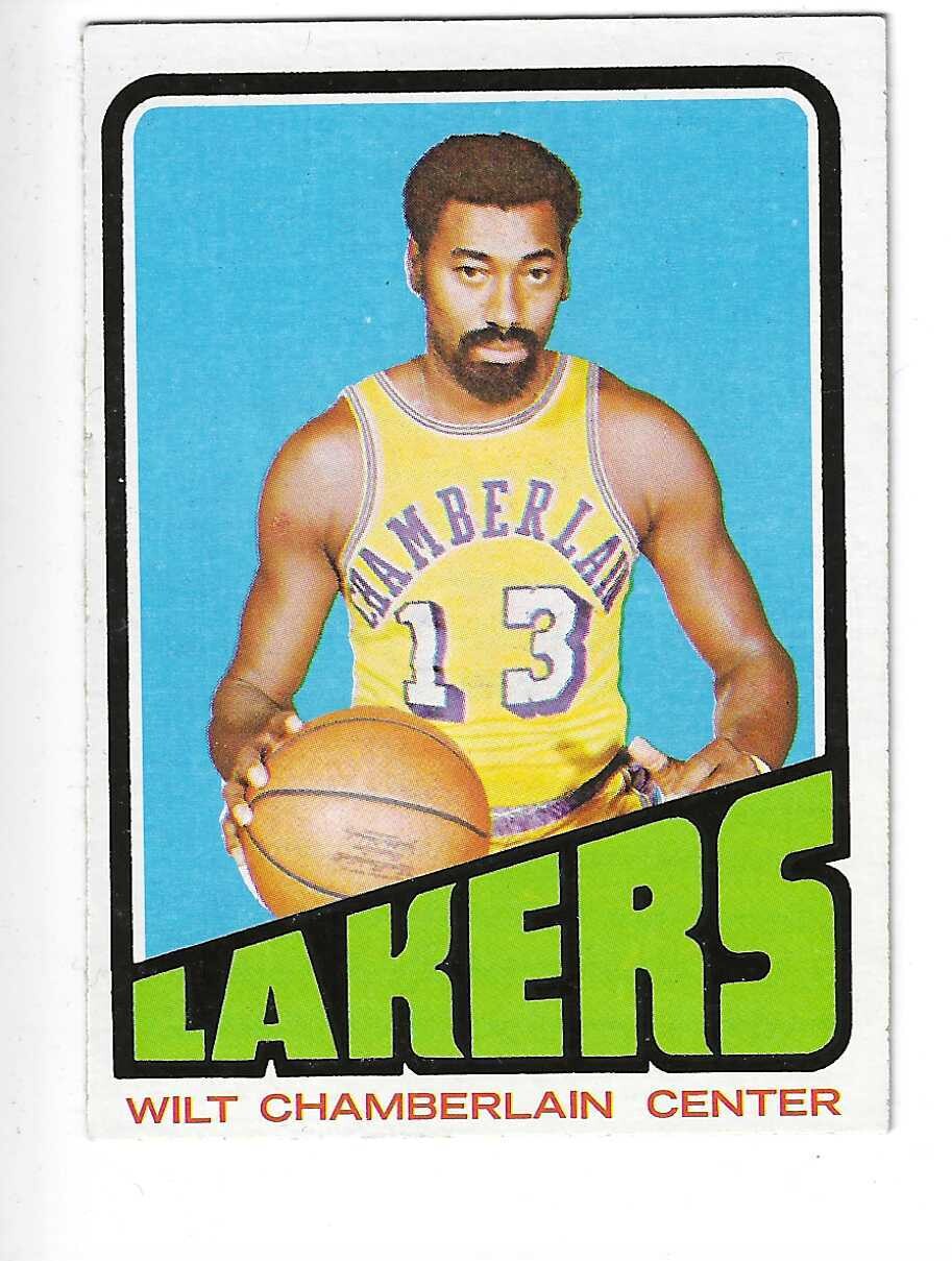 1972 Topps Wilt Chamberlain list $150
