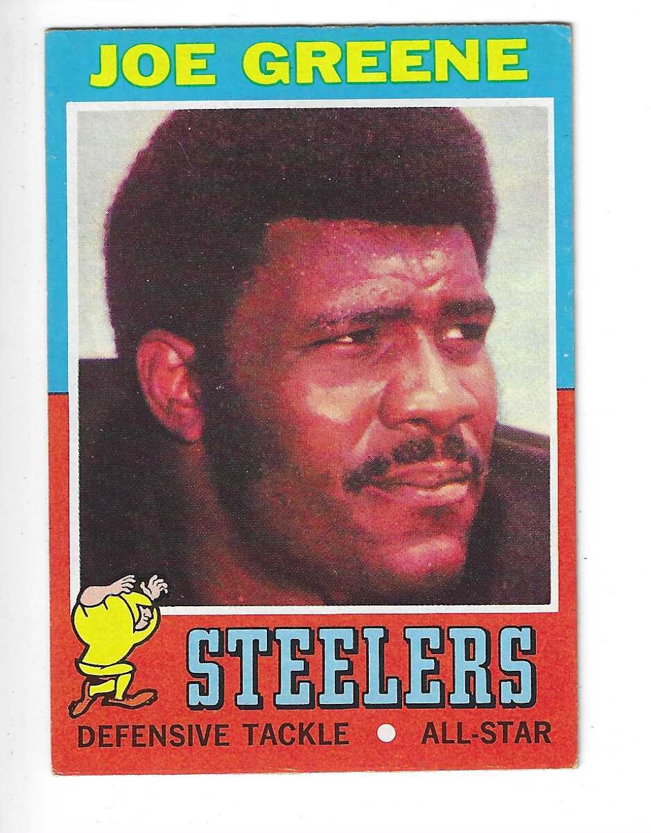1971 Topps #245 Joe Greene rookie list $300