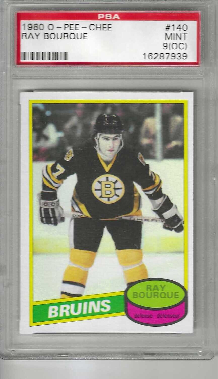 1980/81 Opeechee #140 Ray Bourque PSA 9 o/c