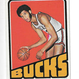 1972 Topps Lew Alcindor list $300