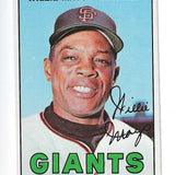 1967 Topps #200 Willie Mays list $120