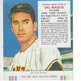 1955 Red Man w/ Tabs #NL6 Sal Maglie Ex/Mint or better