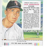 1955 Red Man w/ Tabs #AL6 Jack Harshman Ex/Mint or better