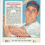 1955 Red Man w/ Tabs #NL16 Ted Kluszewski Ex+