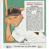 1955 Red Man w/ Tabs #NL20 Frank Thomas Ex/Mint