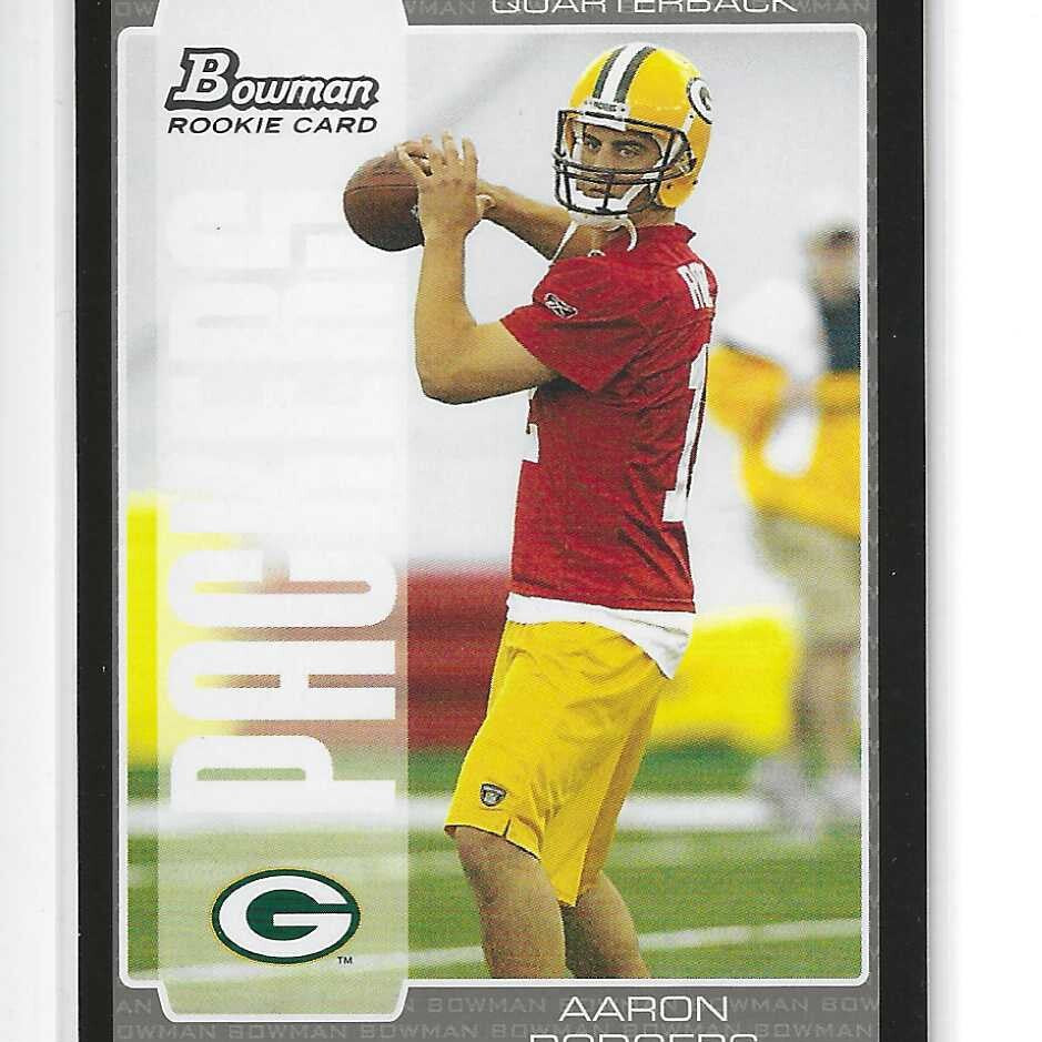 2005 Bowman #112 Aaron Rodgers rookie