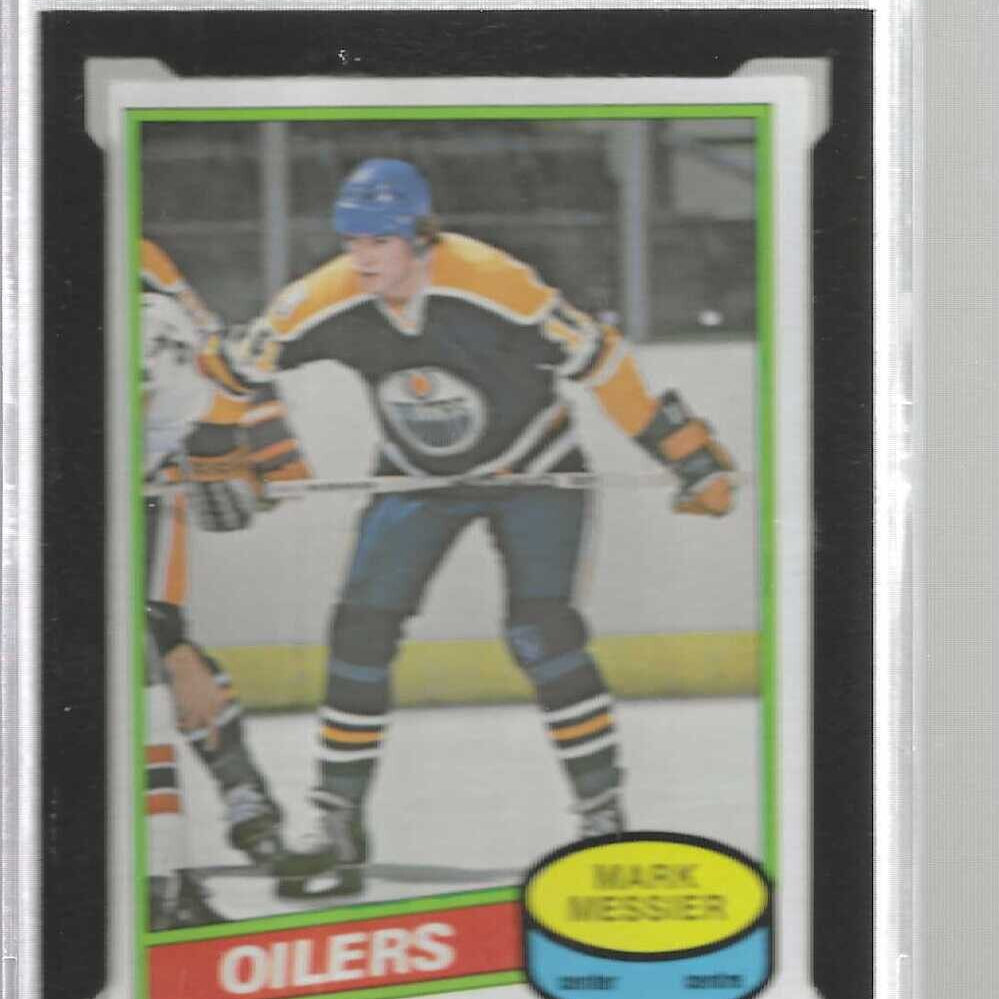 1980/81 Opeechee #289 Mark Messier rookie KSA graded 6