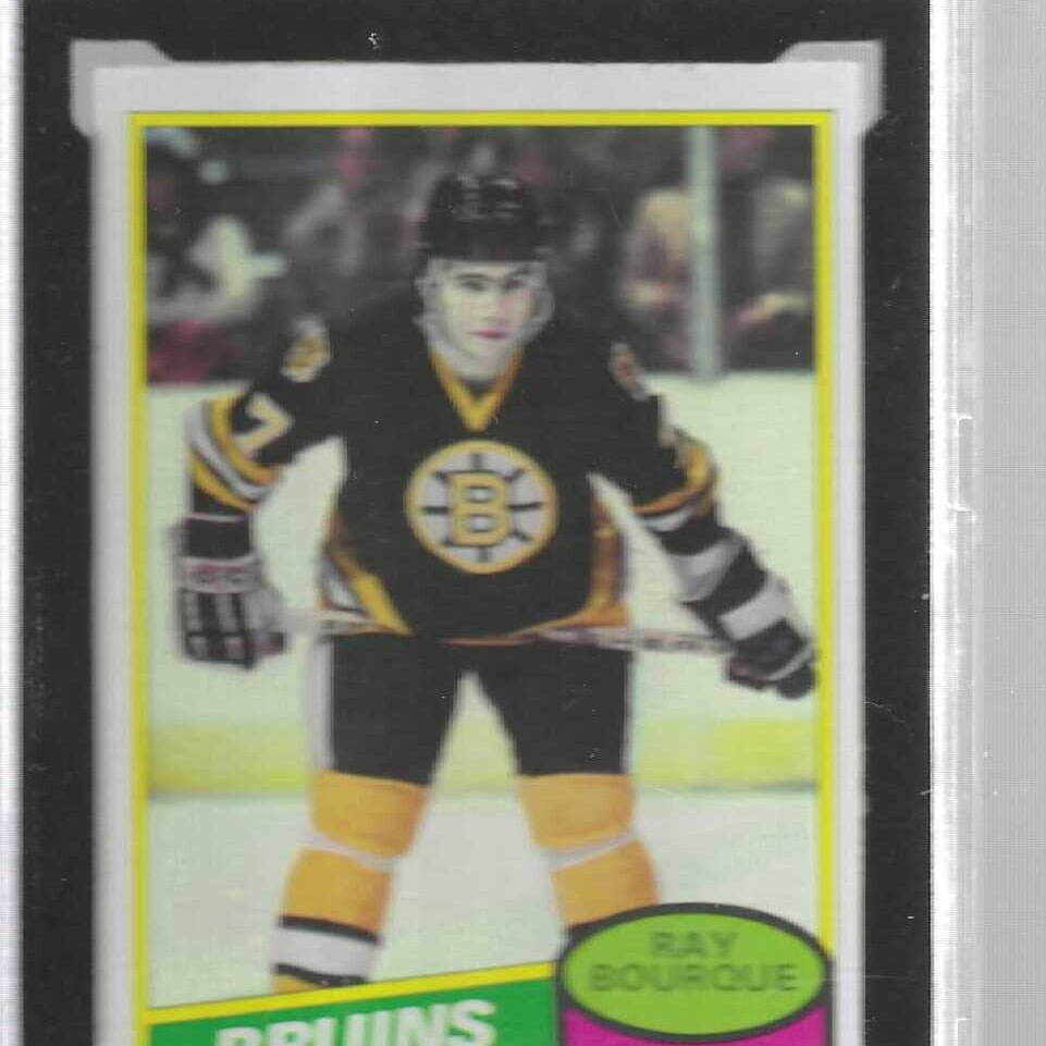 1980/81 Opeechee #140 Ray Bourque rookie KSA graded 6
