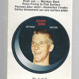 1968/69 Opeechee Puck Sticker #4 Bobby Orr Ex/Mint