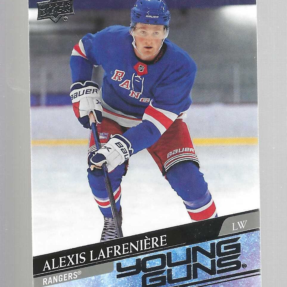 2020 Upper Deck Young Guns #201 Alex Lafreniere rookie