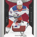 2019 Upper Deck Trilogy #85 Adam Fox rookie Patch