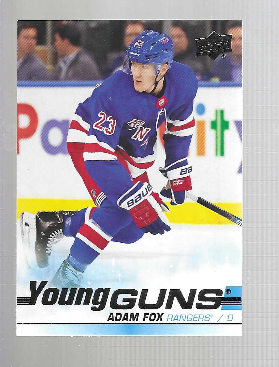 2019 Upper Deck Young Guns #228 Adam Fox rookie