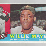 1960 Topps #200 Willie Mays list $500