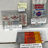 1973 Mets World Series Game 3 Ticket Stub