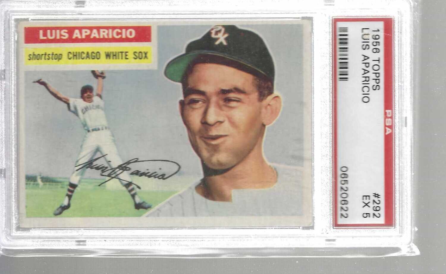 1956 Topps #292 Luis Aparicio rookie PSA 5