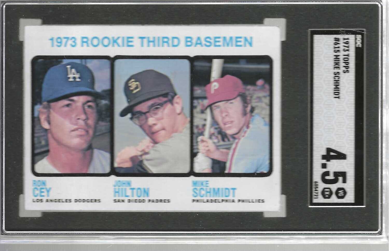 1973 Topps #615 Mike Schmidt rookie SGC 4.5