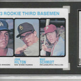1973 Topps #615 Mike Schmidt rookie SGC 4.5