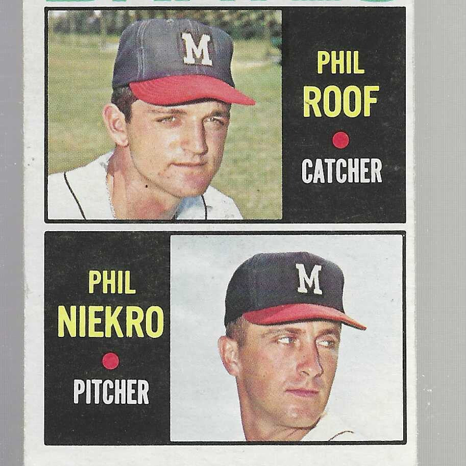 1964 Topps #541 Phil Niekro rookie list $400