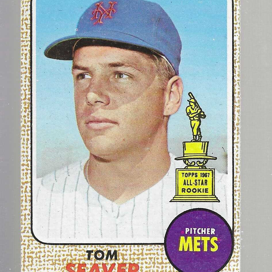 1968 Topps #45 Tom Seaver list $200