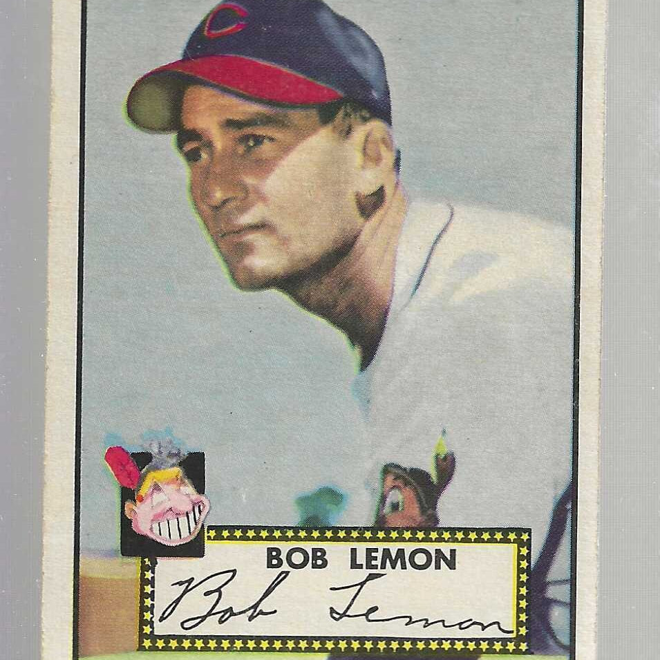 1952 Topps #268 Bob Lemon list $400