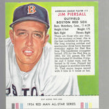 1954 Red Man Tobacco w/ Tabs #AL11 Jim Piersall Ex+