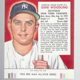 1954 Red Man Tobacco #AL15 Gene Woodling Ex+