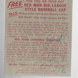 1955 Red Man Tobacco #NL12 Hoyt Wilhelm Ex/Mint with Pen on Back List $90