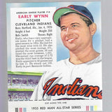 1955 Red Man w/ Tabs #AL14 Early Wynn Nr Mint