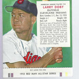 1955 Red Man Tobacco #18 NL Larry Doby Nr Mint