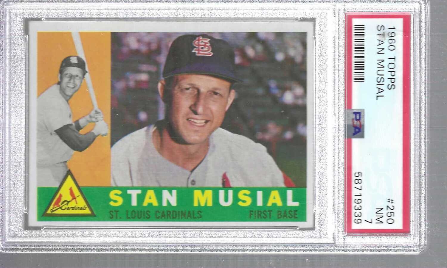 1960 Topps #25 Stan Musial PSA 7