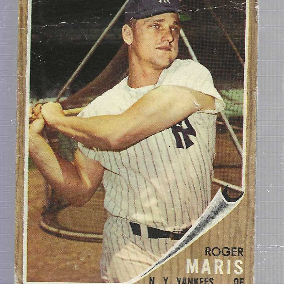 1962 Topps #1 Roger Maris Fair List $250