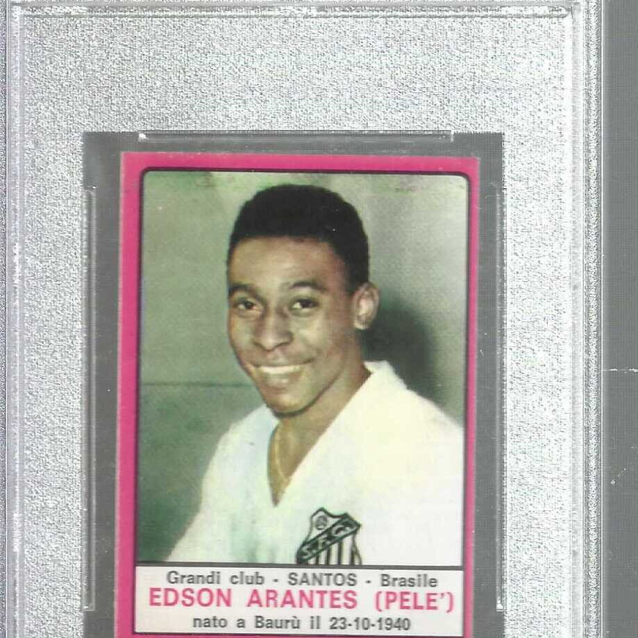 1967-68 Panini Calciatori PELE PSA 3