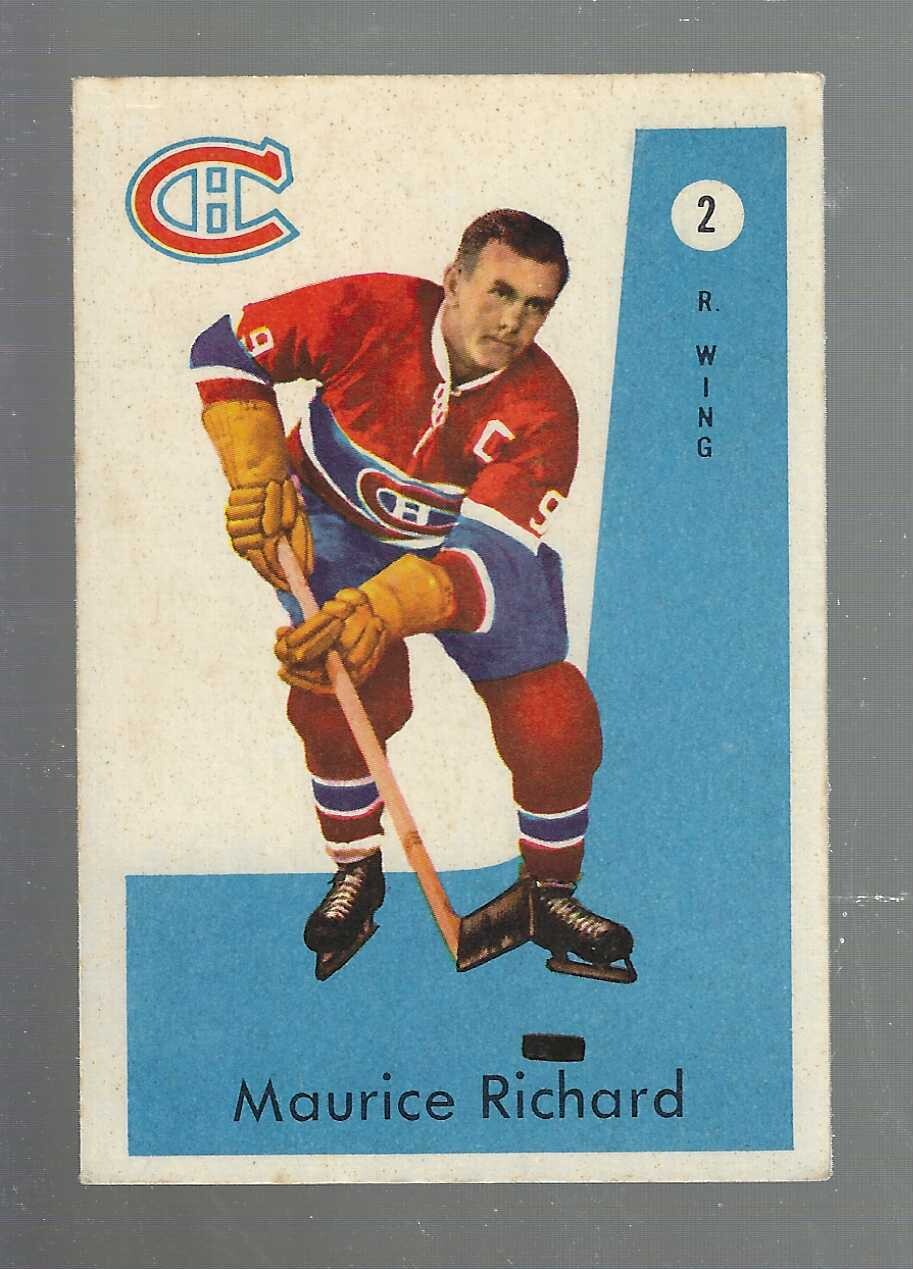 1958/59 Parkhurst #2 Maurice Richard Ex/Mint