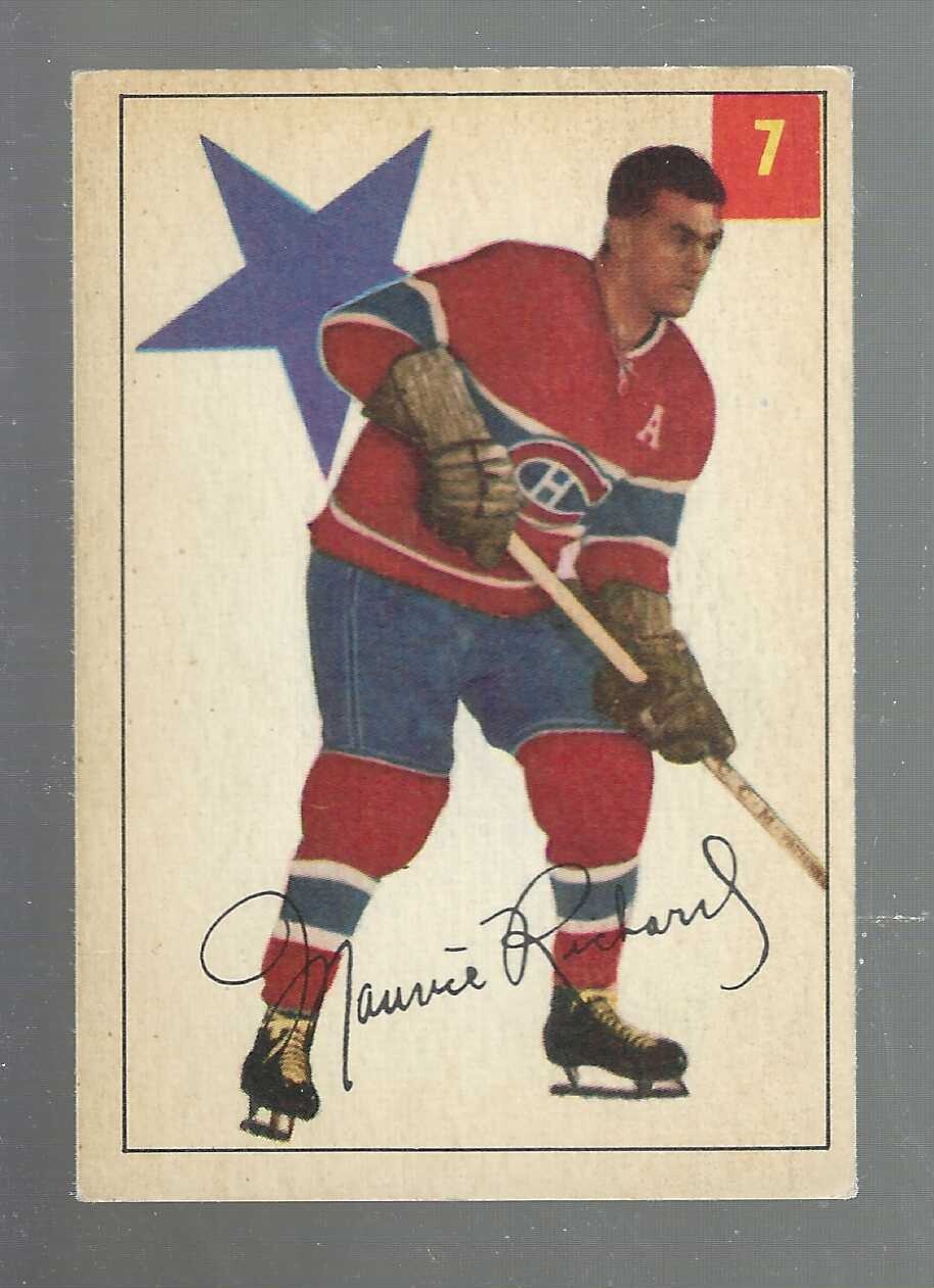 1954/55 Parkhurst #7 Maurice 
Richard Ex/Mint list $400