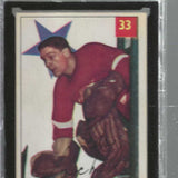 1954/55 Parkhurst #33 Terry Sawchuk KSA Graded 6
