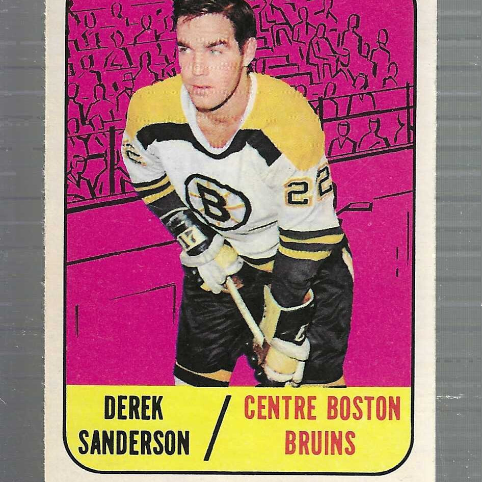 1967/68 Topps #33 Derek Sanderson rookie Ex/Mint