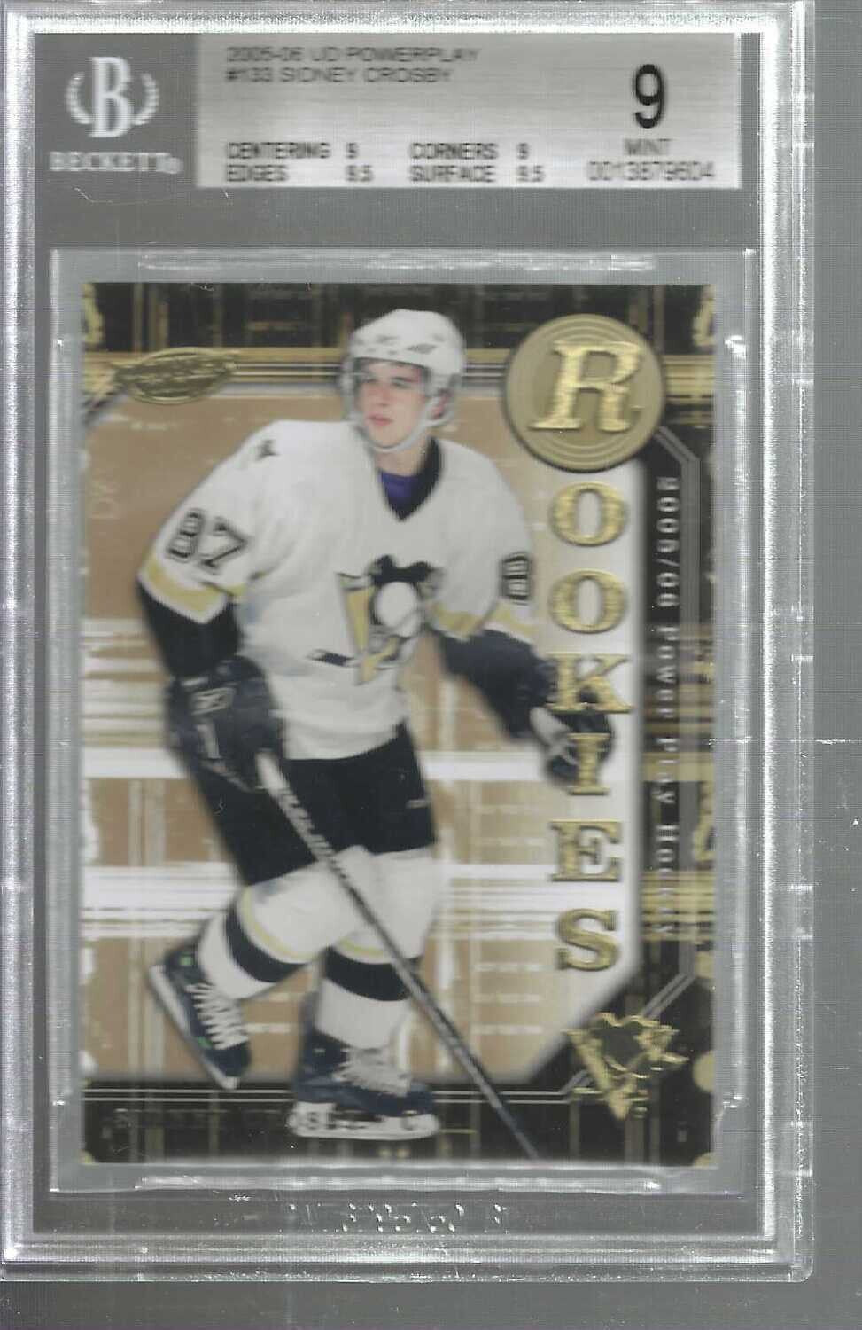 2005/06 Parkhurst #657 Sidney Crosby Rookie KSA Graded 9
