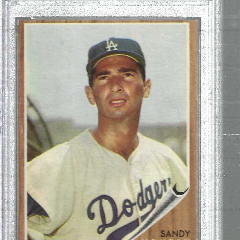 1962 Topps #5 Sandy Koufax list $300