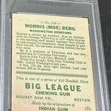 1933 Goudey #158 Moe Berg rookie PSA 4.5 PWCC Above Average