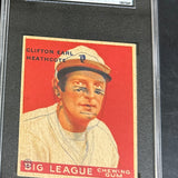 1934 World Wide Gum #9 Clifton Earl Heathcote SGC 1.5