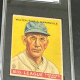 1934 World Wide Gum #4 Rabbitt Maranville SGC 2.5